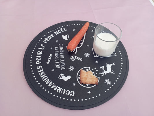 Plateau pour le Père Noël