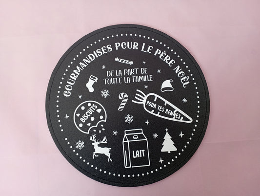 Plateau pour le Père Noël