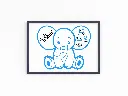 Cadre naissance éléphant 