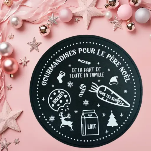 Plateau pour le Père Noël